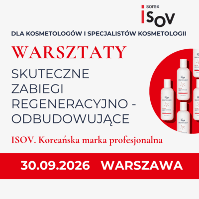 Warsztaty ISOV dla KOSMETOLOGÓW 30.09.2026 Warszawa